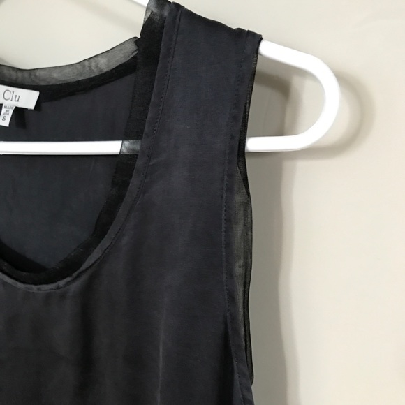 Clu Silk Sleeveless Asymmetrical Shift Dress - Picture 3 of 9